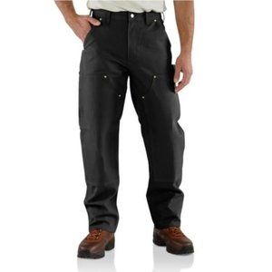 CARHARTT BLACK MENS SIZE 28X30 NEW WITH TAGS SEE DESC DUCK MATERIAL B01-M PANTS